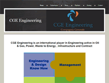 Tablet Screenshot of cgeengineering.com